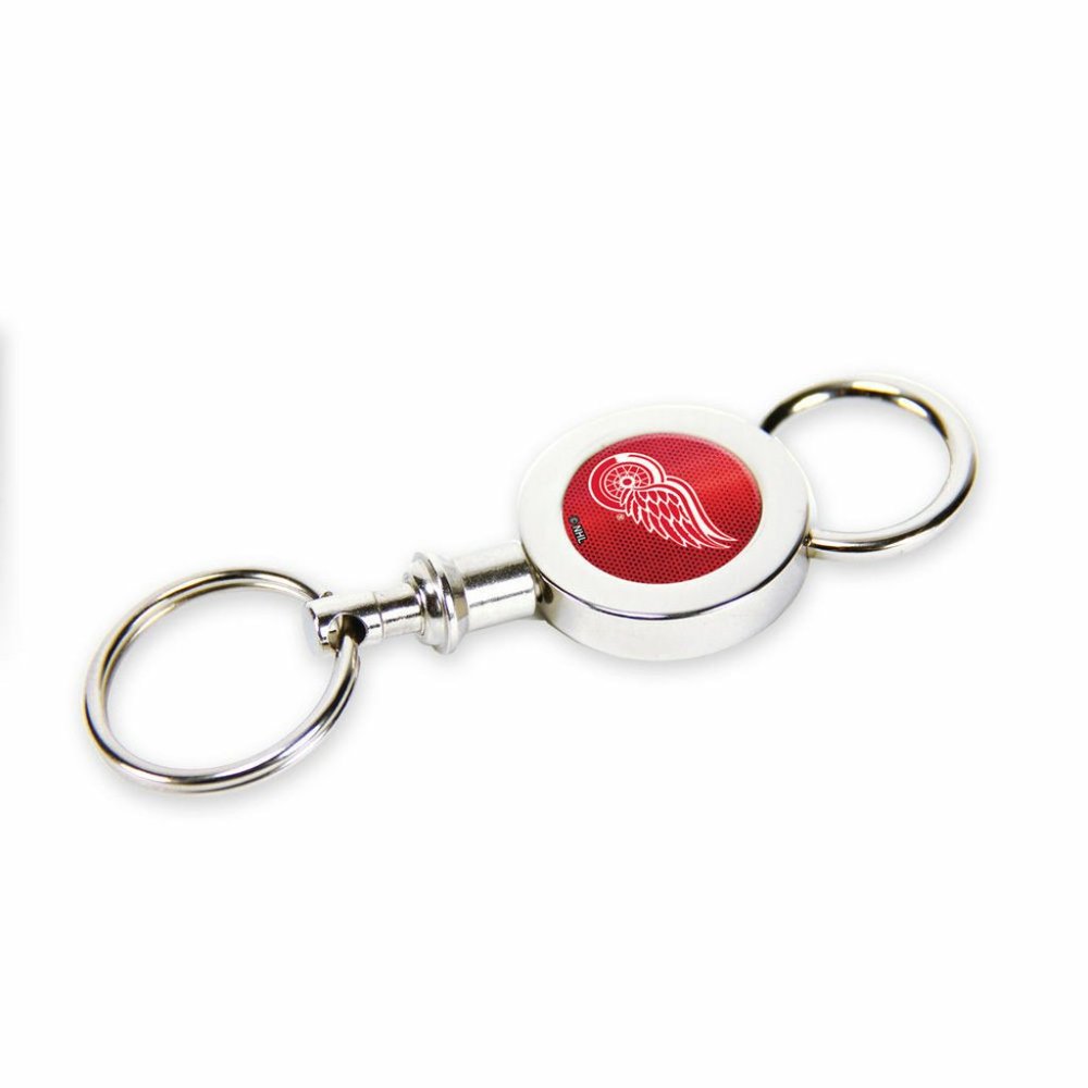 DETROIT RED WINGS KEYCHAIN KEYRING QUICK RELEASE